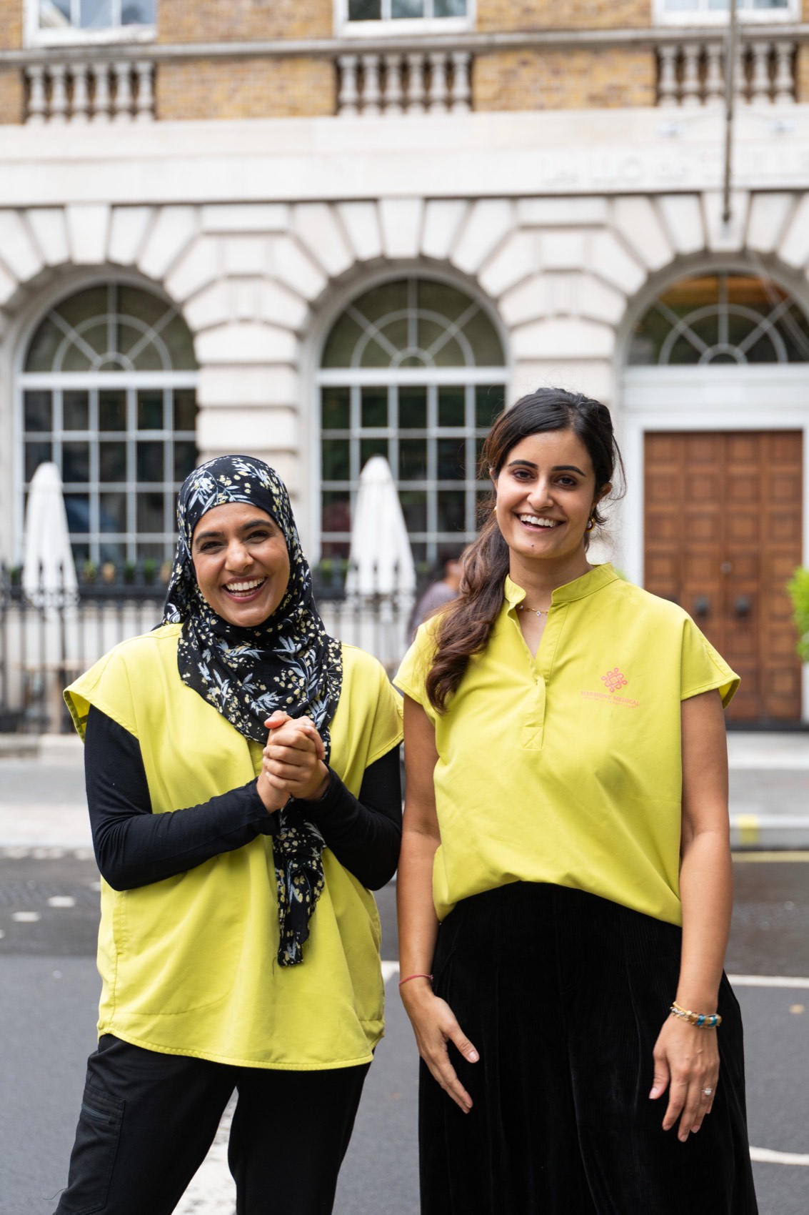 Harmony Medical clinicians outside the London clinic