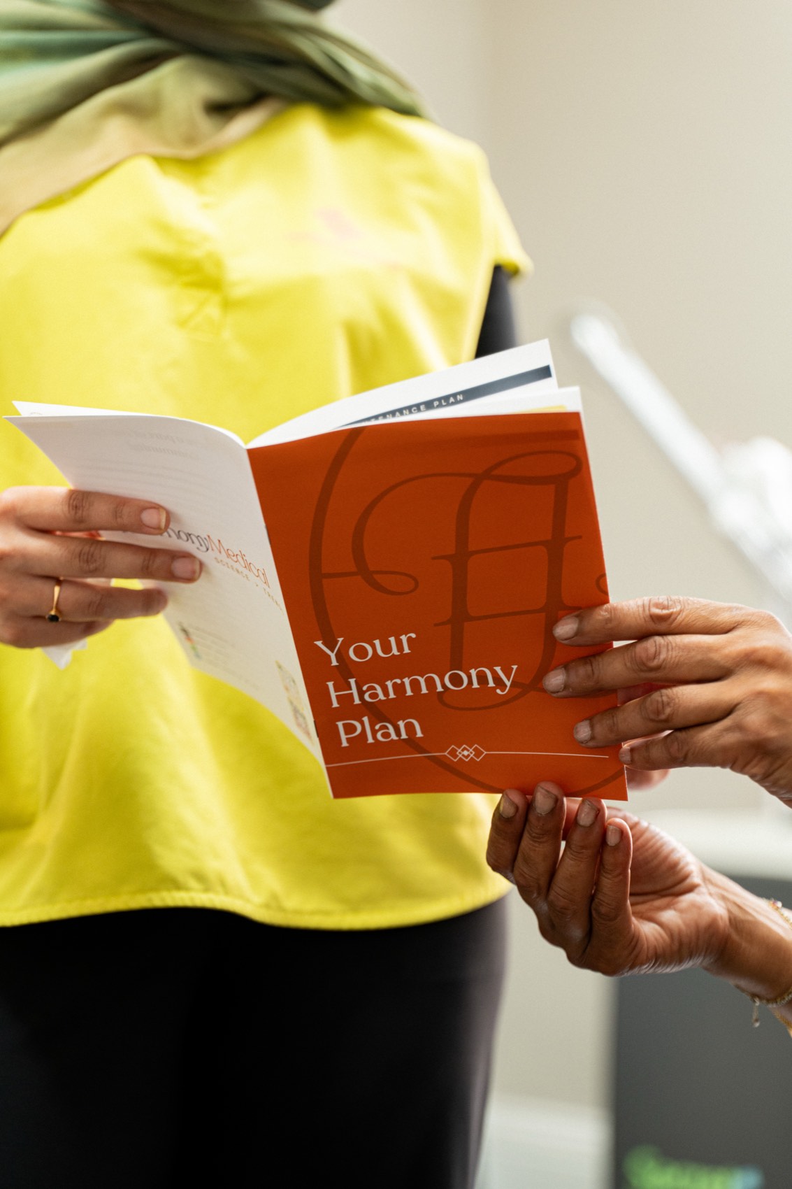 A personalised Harmony Medical treatment plan